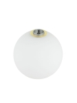 LED ELEMENT KOŃCOWY 22231-G1 – OPALOWA KULA Ø160 MM, 5W, 3000K, CRI 90, ZŁOTA, PLUG & PLAY