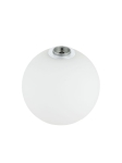 LED ELEMENT KOŃCOWY 22231-W1 – OPALOWA KULA Ø160 MM, 5W, 3000K, CRI 90, BIAŁA, PLUG & PLAY