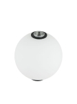 LED ELEMENT POŚREDNI 22232-B1 – OPALOWA KULA Ø160 MM, 5W, 3000K, CRI 90, CZARNA, PLUG & PLAY