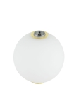 LED ELEMENT POŚREDNI 22232-G1 – OPALOWA KULA Ø160 MM, 5W, 3000K, CRI 90, ZŁOTA, PLUG & PLAY