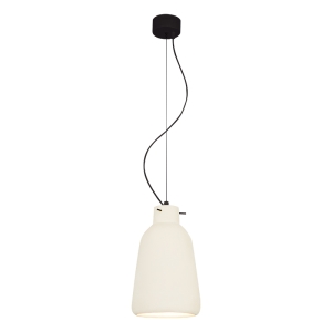 Lampa wisząca 22236 – biała glina, 1xE27