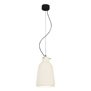 Lampa wisząca 22268 – 1xE27, biała glina