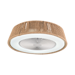 Wentylator sufitowy metalowy 23001 z oświetleniem LED 33W – styl loftowy z funkcją zima/lato