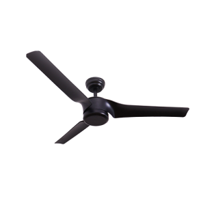 Wentylator sufitowy 23004 – czarny metal, łopatki ABS, silnik DC 40W, IP44