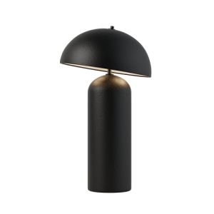 23006 LAMPA STOŁOWA CERAMICZNA 2xE27 MAX 40W – CZARNA