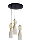 Lampa wisząca 23010 – dekoracyjna elegancja metalu i szkła