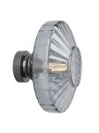 Lampa ścienna 23011 – nowoczesna elegancja metalu i przyciemnianego szkła