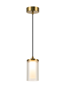 Lampa wisząca LED 23018 – elegancka forma i wyjątkowy efekt podwójnego szkła