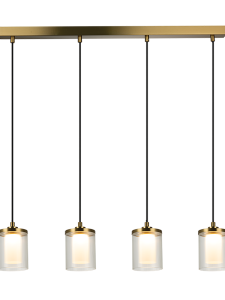 Lampa wisząca LED 23020 – elegancka linia światła w złotym wykończeniu