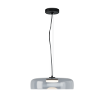 Lampa wisząca LED 23053 15W 3000K – czarny metal i matowe szkło
