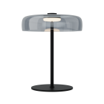 Lampa stołowa LED 23054 15W 3000K – czarny metal i przyciemniane szkło