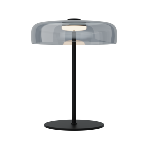 Lampa stołowa LED 23054 15W 3000K – czarny metal i przyciemniane szkło