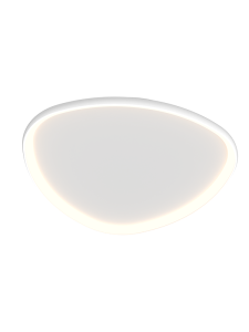 Lampa sufitowa LED 23089 39W 3000K – biały mat, aluminium i akryl, ściemnialna Triac