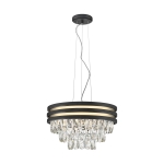 P0525-04A-P7D7 NAICA LAMPA WISZĄCA ZŁOTA&CZARNA/GOLD&BLACK