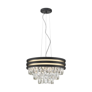 P0525-04A-P7D7 NAICA LAMPA WISZĄCA ZŁOTA&CZARNA/GOLD&BLACK