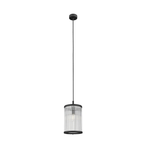 P0528-01F-P7AC SERGIO LAMPA WISZĄCA CZARNA/BLACK
