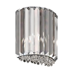 Kinkiet Prince W0360-01A-B5AC – chrom z kryształowymi detalami