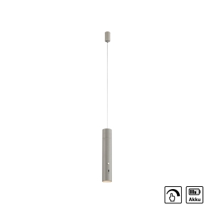 Lampa wisząca ATTACH 18281-40 – szara LED