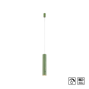 Lampa wisząca ATTACH 18281-43 – jasnozielona LED