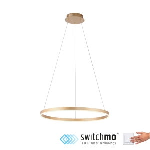 Lampa wisząca RITUS 15394-60 – matowy mosiądz LED