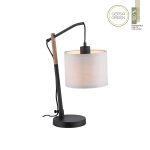 Lampa stołowa GREEN SOFIE 14184-16 – czarny / drewno