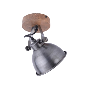 Lampa sufitowa / kinkiet SAMIA 11981-77 – stalowy / drewno