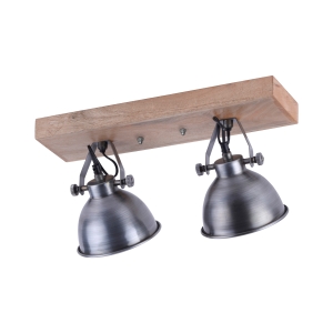 Lampa sufitowa SAMIA 11982-77 – stalowy / drewno
