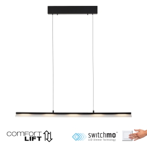 Lampa wisząca NELE 12288-18 – czarny