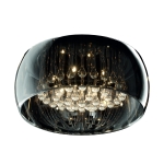 Lampa sufitowa CRYSTAL C0076-06X-F4FZ – srebrna / transparentna