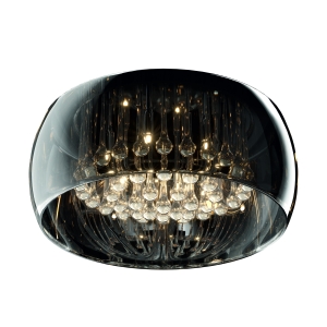 Lampa sufitowa CRYSTAL C0076-06X-F4FZ – srebrna / transparentna