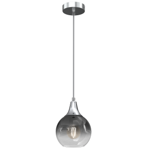 Lampa wisząca MONTE SILVER fi 150 1xE27 I  MLP8321