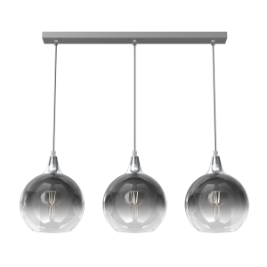 Lampa wisząca MONTE SILVER 3xE27 I  MLP8322