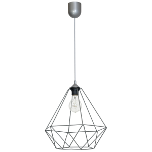 Lampa wisząca BASKET GRAY 1xE27 I MLP7216