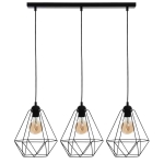 Lampa wisząca BASKET BLACK 3xE27 I MLP7215
