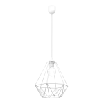 Lampa wisząca BASKET Biały 1xE27 I MLP7212