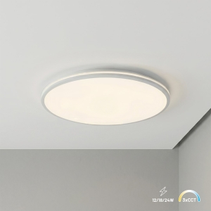 Plafon Hugo 16-24-32W 3CCT IP54 Biały I  ML2565