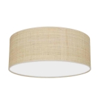 Lampa sufitowa Marshall 2xE27 Ø40cm Biały/Rattan I MLP7487