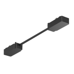 Slim Magnetic Track Czarny łącznik podwójny z kablem długim I  ML2225
