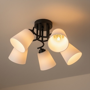 Lampa sufitowa Pafos Black 5xE27 I ML2258