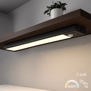 Lampka Podszafkowa Viro 3CCT 30cm Czarny Dwupak I EKB2579
