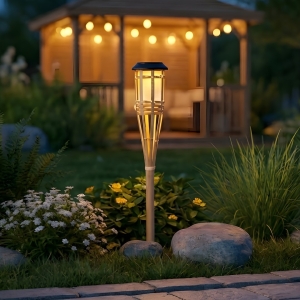 Lampka Solarna Bamboo 1800K IP44 I EKO2503