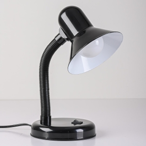 Lampka biurkowa Mentor Czarny 1xE27 I ML2570