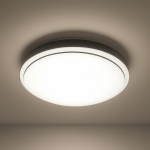 Plafon Liria 2xE27 fi 33cm CZarny I ML2051