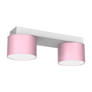 Lampa sufitowa Dixie 2xGX53 Różowy/Biały I MLP7554