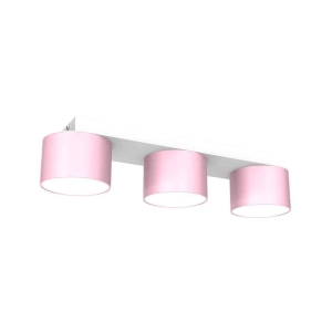 Lampa sufitowa Dixie 3xGX53 Różowy/Biały I MLP7555