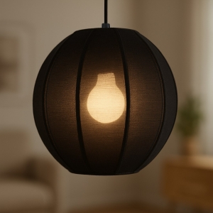 Lampa wisząca Dana Czarny 1xE27 I ML1806