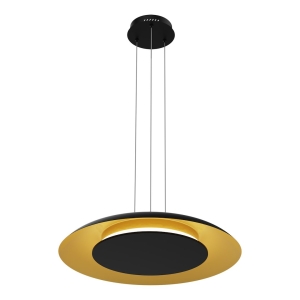 Lampa wisząca Piattino Czarny Złoty 30W LED 3000K-4000k-6000K I ML1815