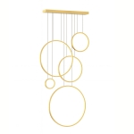 Lampa wisząca Saturno Gold 100W LED mezzanine I ML2325
