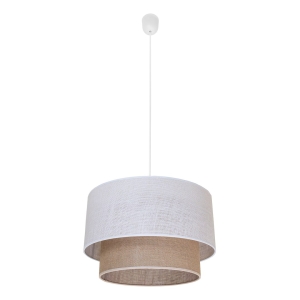 Lampa wisząca BUENO jasny + natura 1xE27 I  MLP1826
