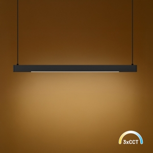 Lampa wisząca Linea Czarny 36W LED 3000K-4000K-5700K I  ML1784